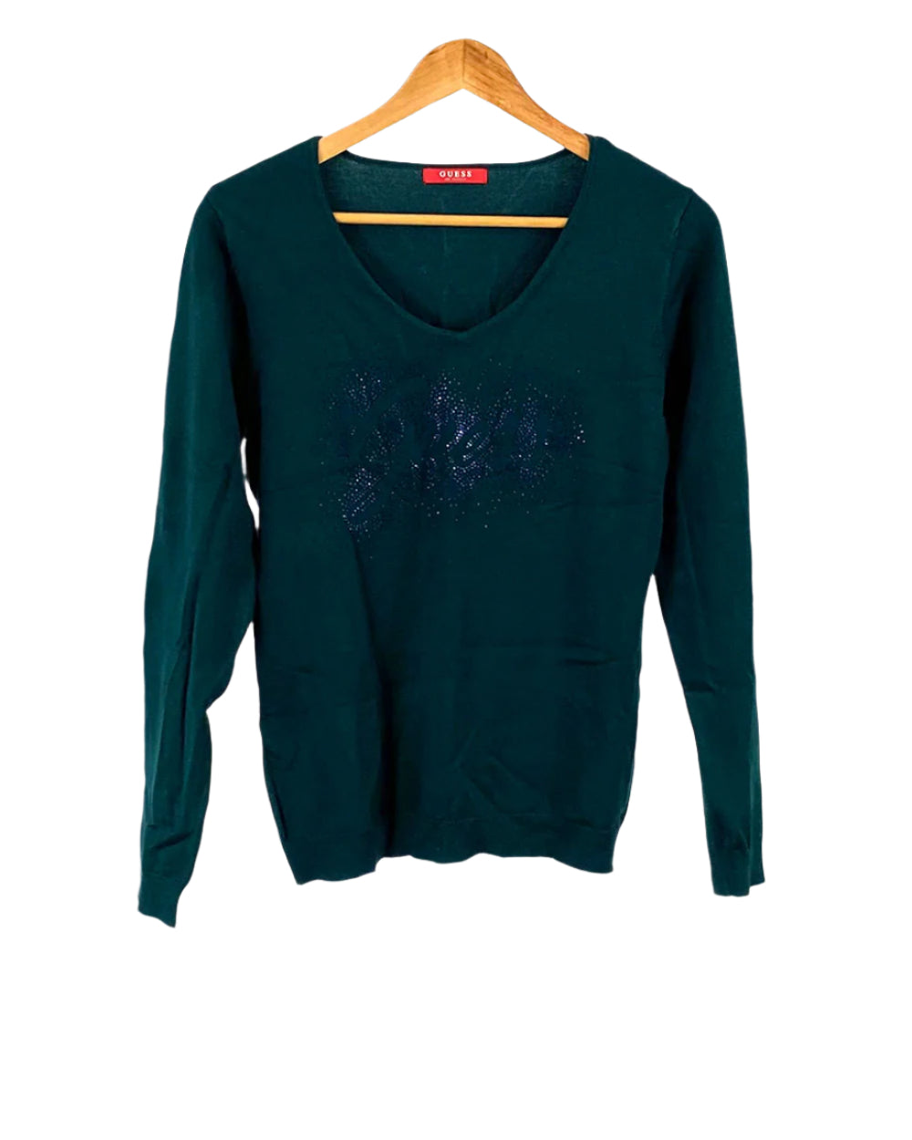 Guess Green Jumper Size UK 12