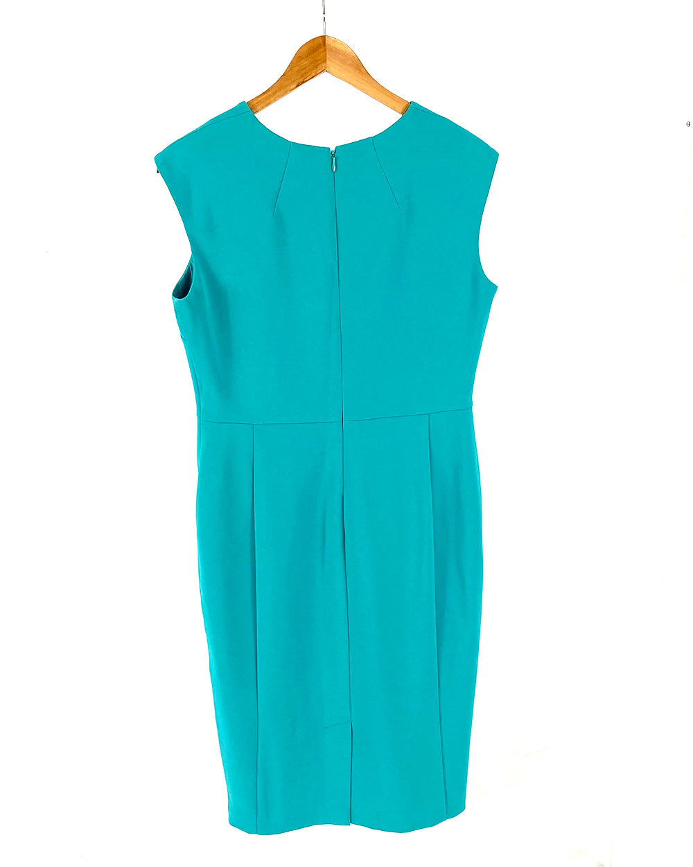 Pied A Terra Teal Fitted Dress UK 12