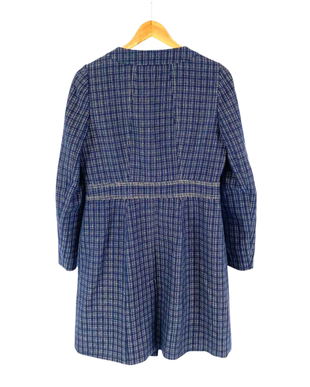 Boden Blue Fitted Coat UK 12