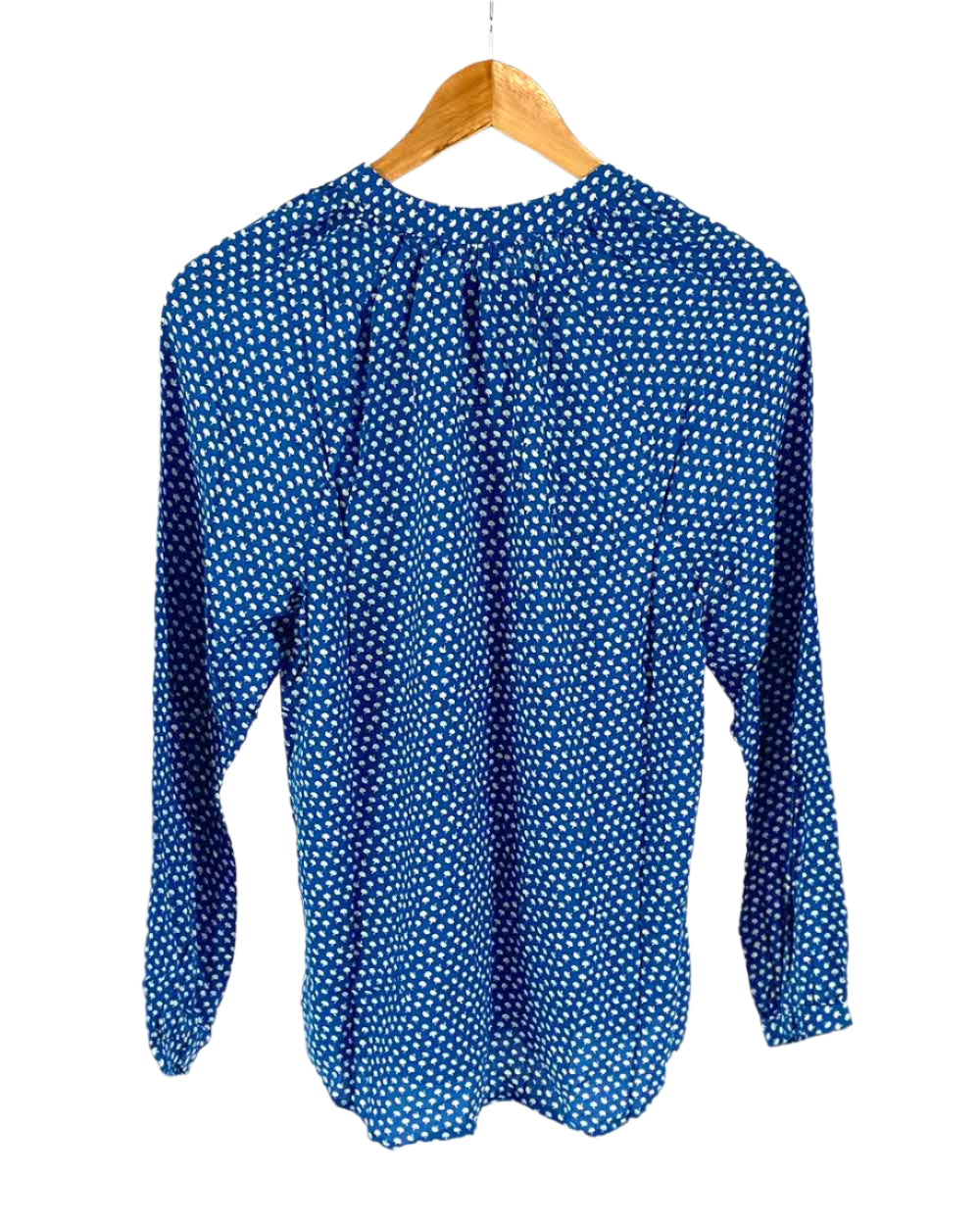 Boden Blue Patterned Blouse UK 10