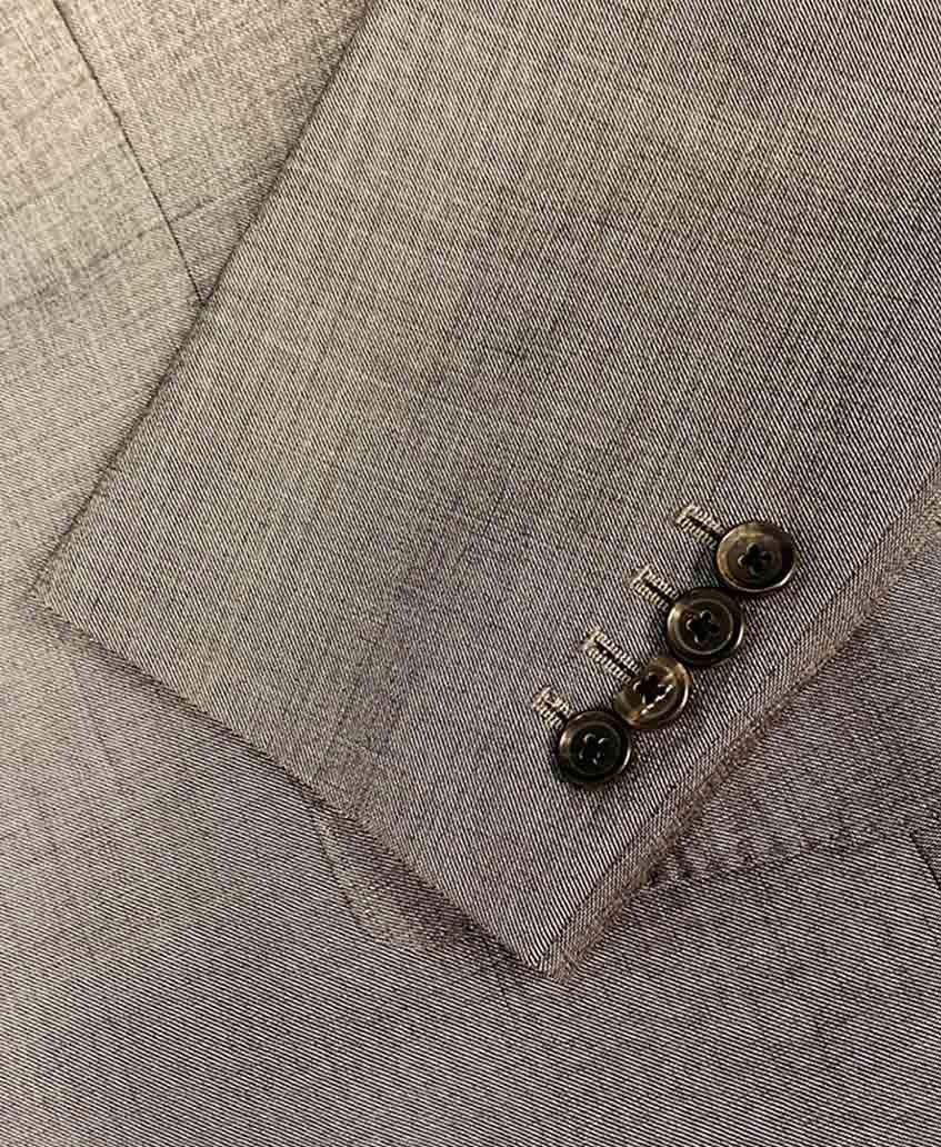 Tom James Grey Suit Custom Fit