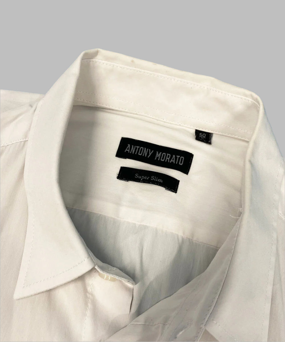 Antony Morato White Shirt Slim Fit