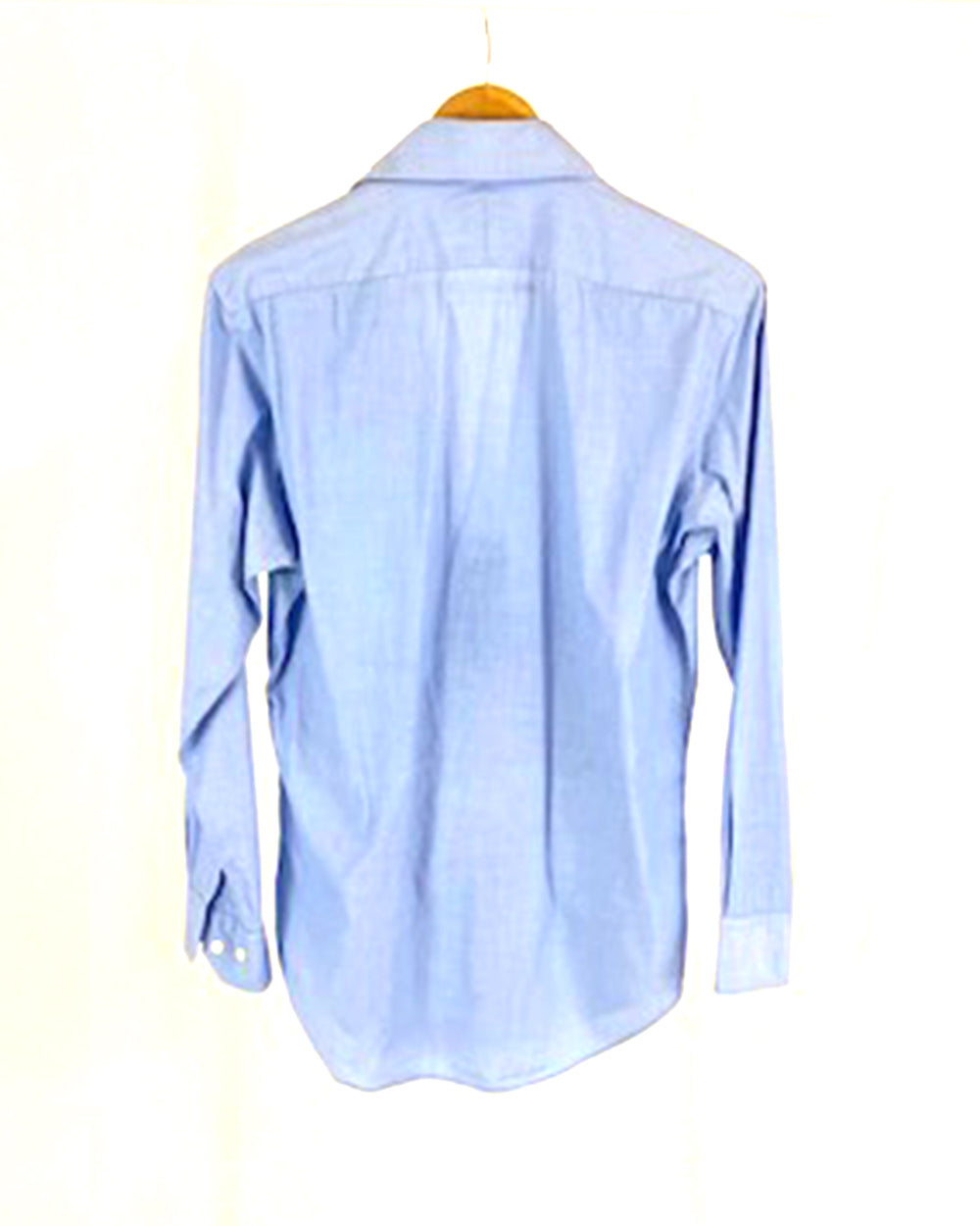 TM Lewin Blue Cotton Fitted Shirt