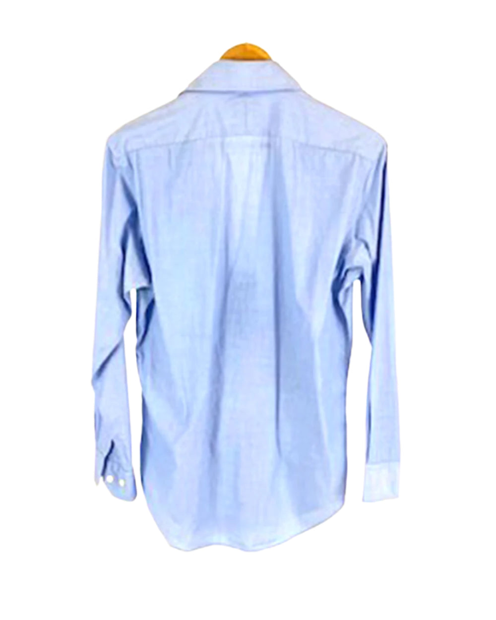 TM Lewin Blue Cotton Fitted Shirt