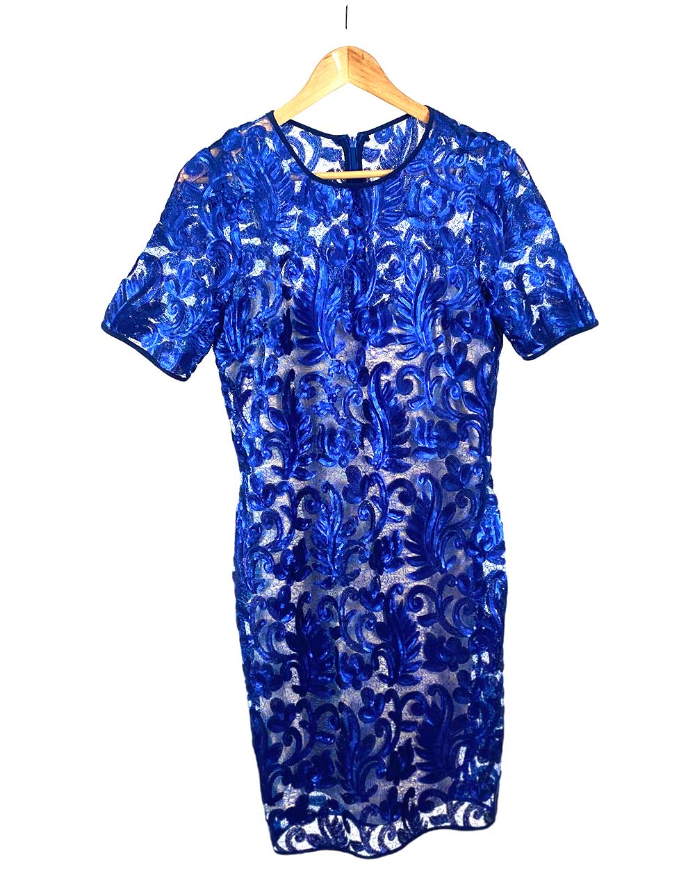 Blue dress size clearance 14