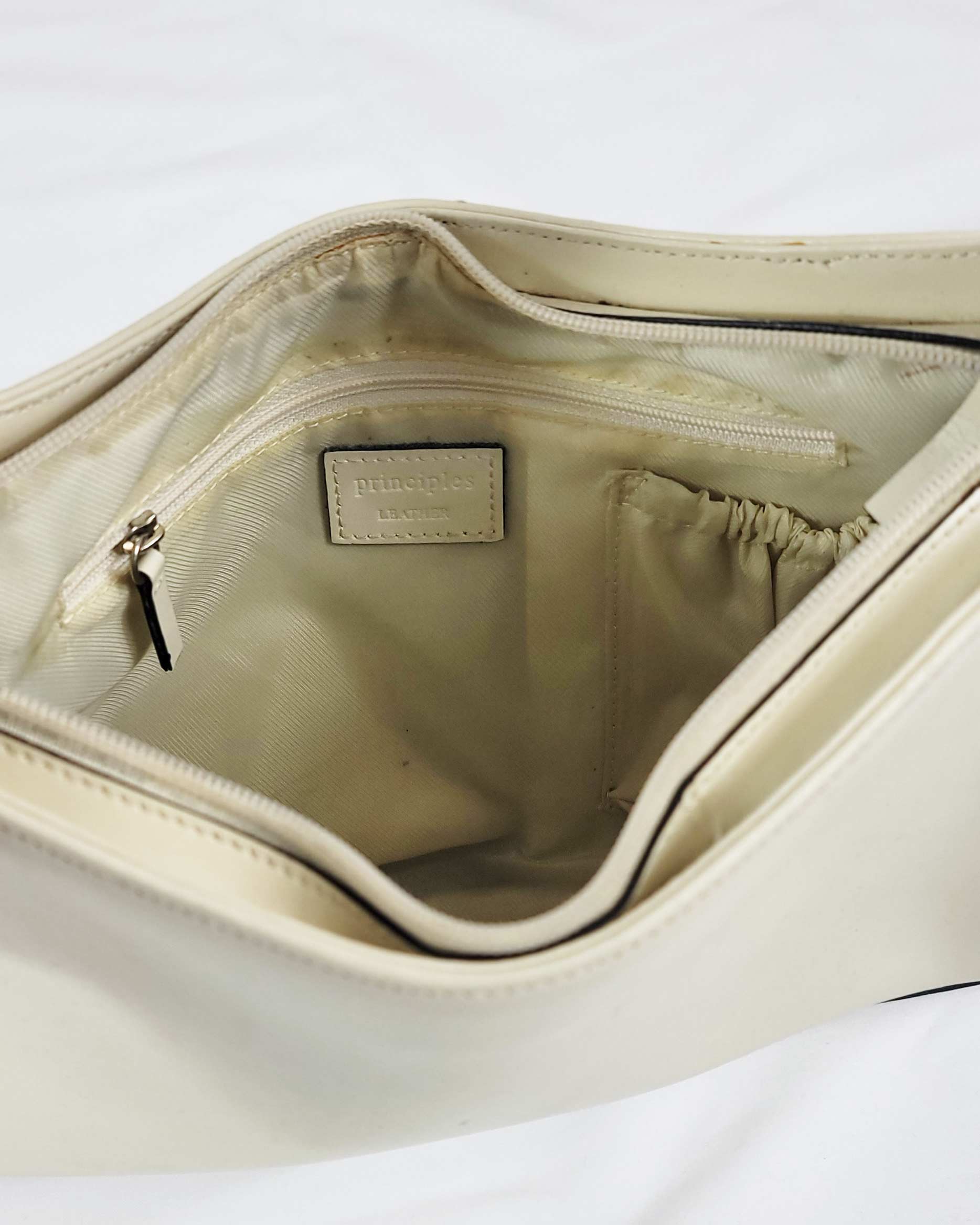 Vintage Principles Shoulder Bag Cream Taupe