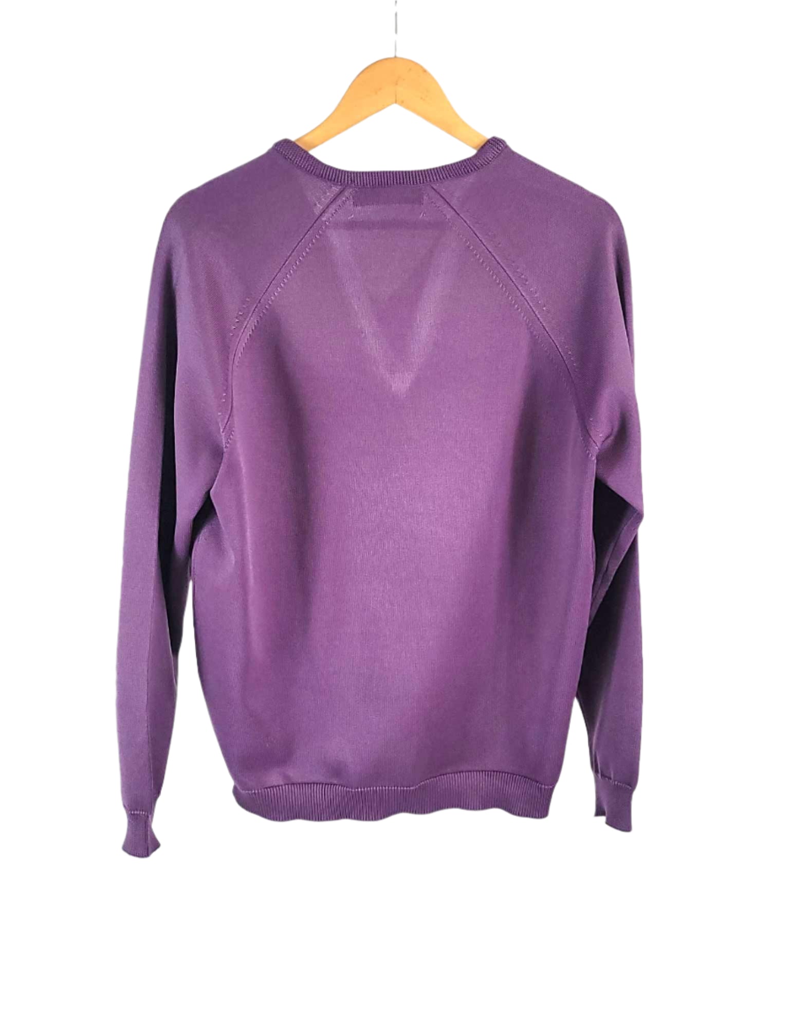 Womens Prova V Neck Jumper Purple
