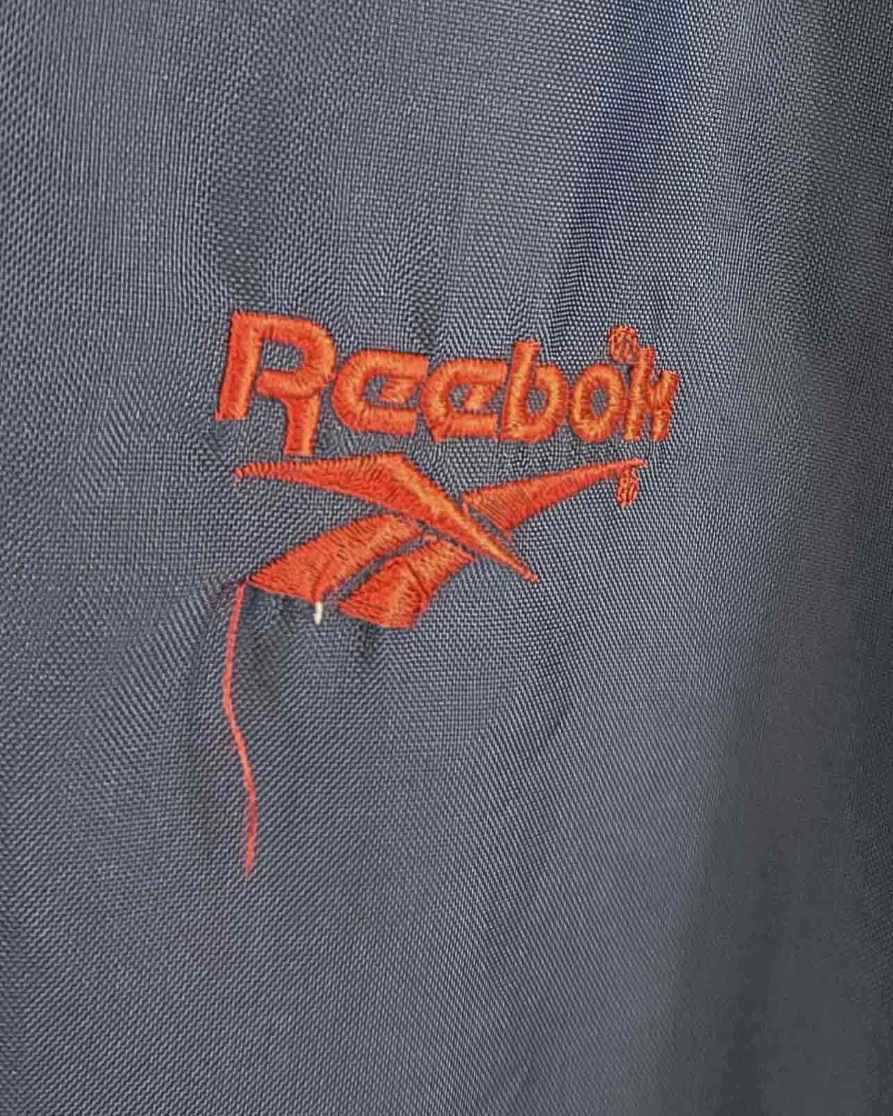 Mens Vintage Reebok Coach Jacket Blue Size XL