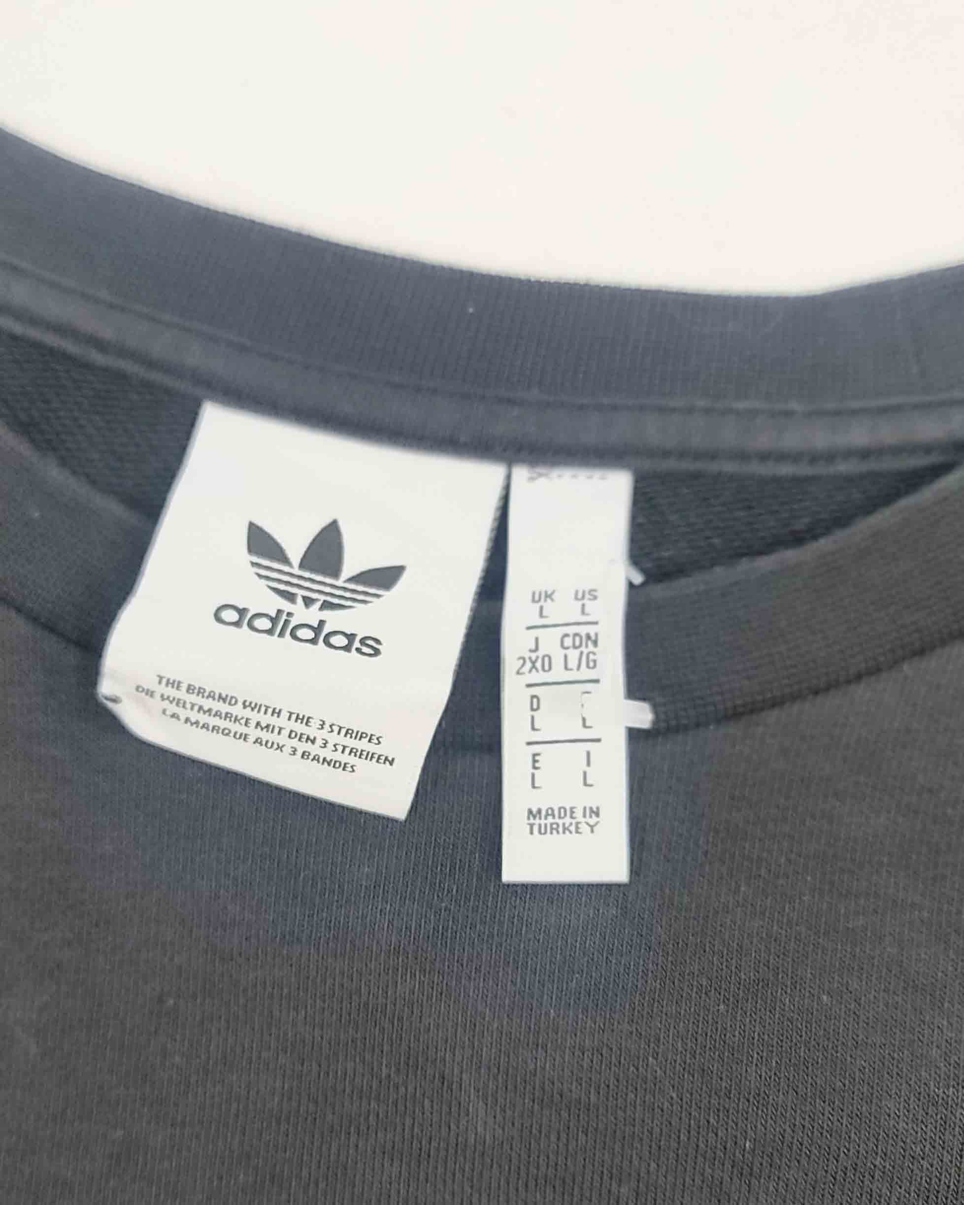 Mens Adidas Original Black Sweatshirt UK Large