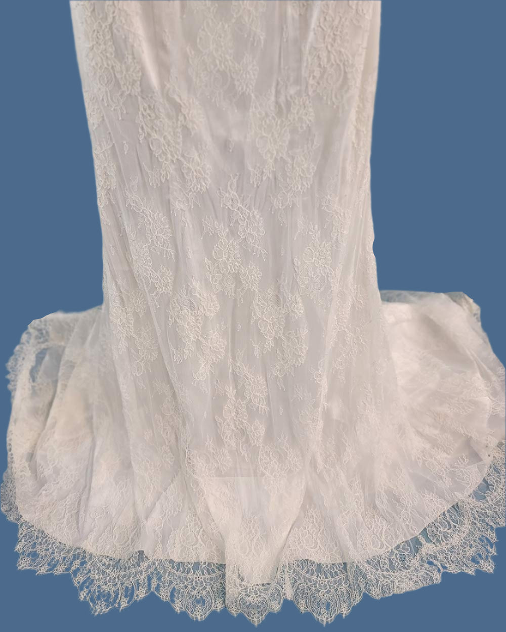 Eternity Bride Ivory Illusion Wedding Dress Size 12-14