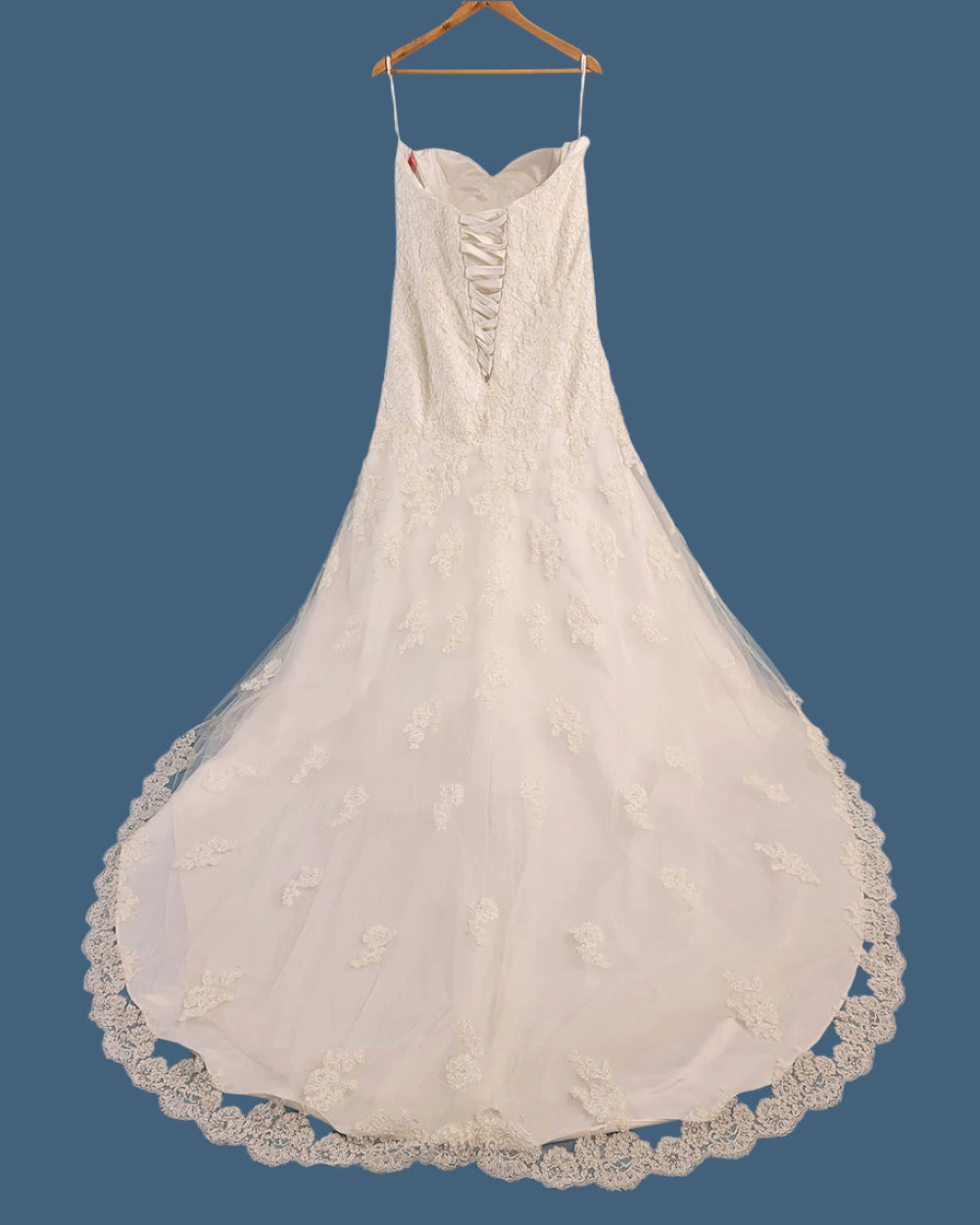 Margaret Lee Ivory Strapless A line Wedding Dress Size 20