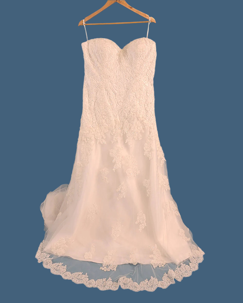 Margaret Lee Ivory Strapless A line Wedding Dress Size 20