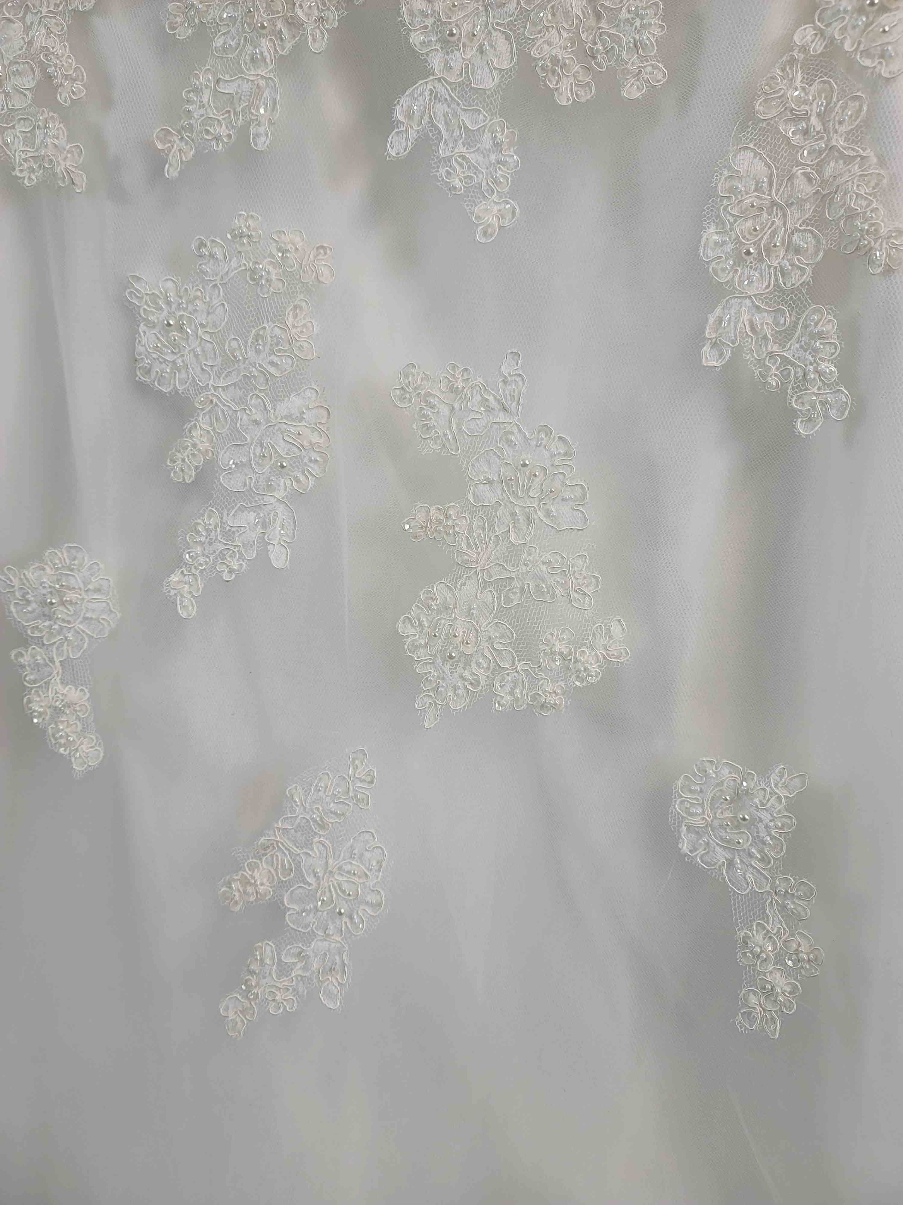 Margaret Lee Ivory Strapless A line Wedding Dress Size 20