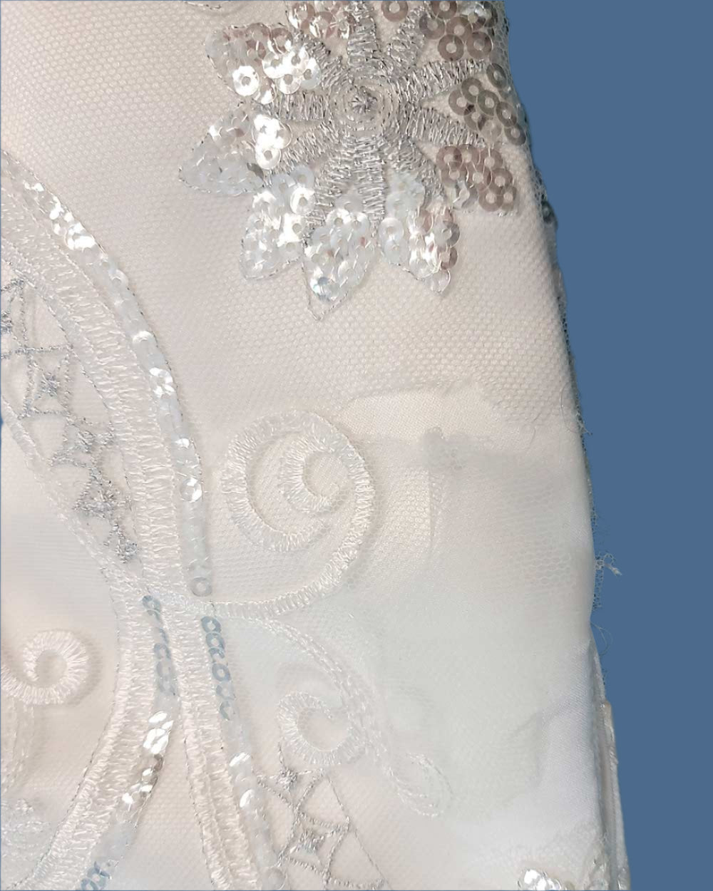 Charlotte Balbier White Fitted Fish Tail Illusion Wedding Dress Size 6