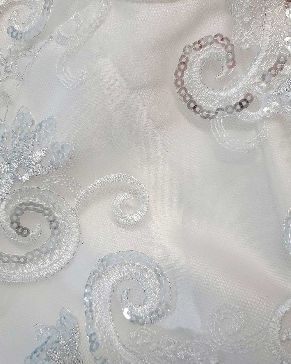 Charlotte Balbier White Fitted Fish Tail Illusion Wedding Dress Size 6