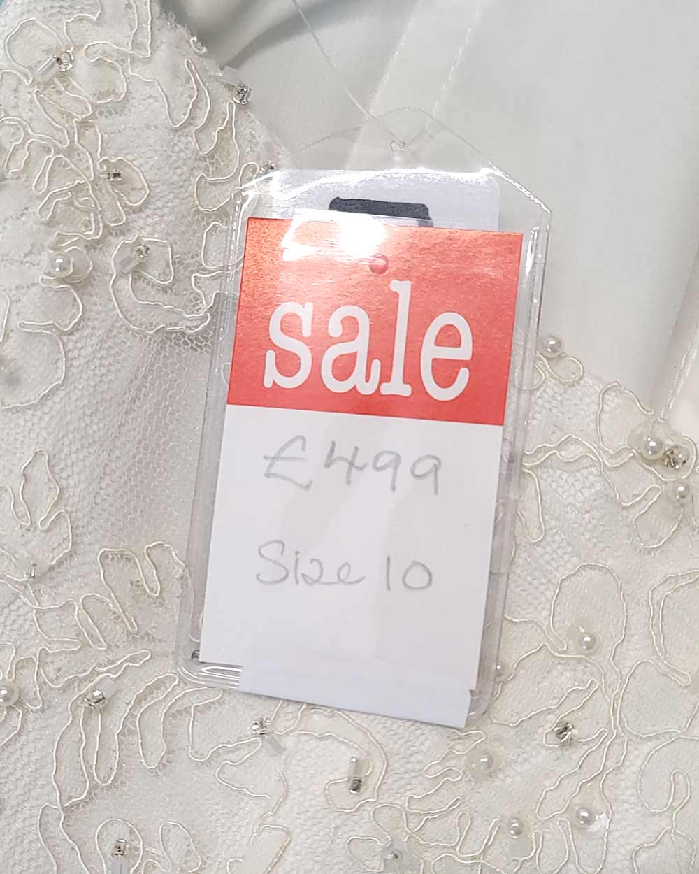 Hilary Morgan Ivory Strapless Fitted Wedding Dress Size 10