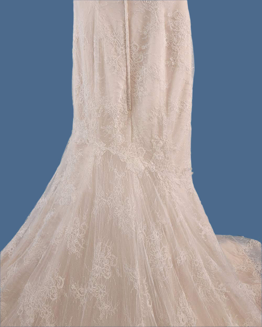 Jasmine Collection Champagne Strapless Wedding Dress Size 8