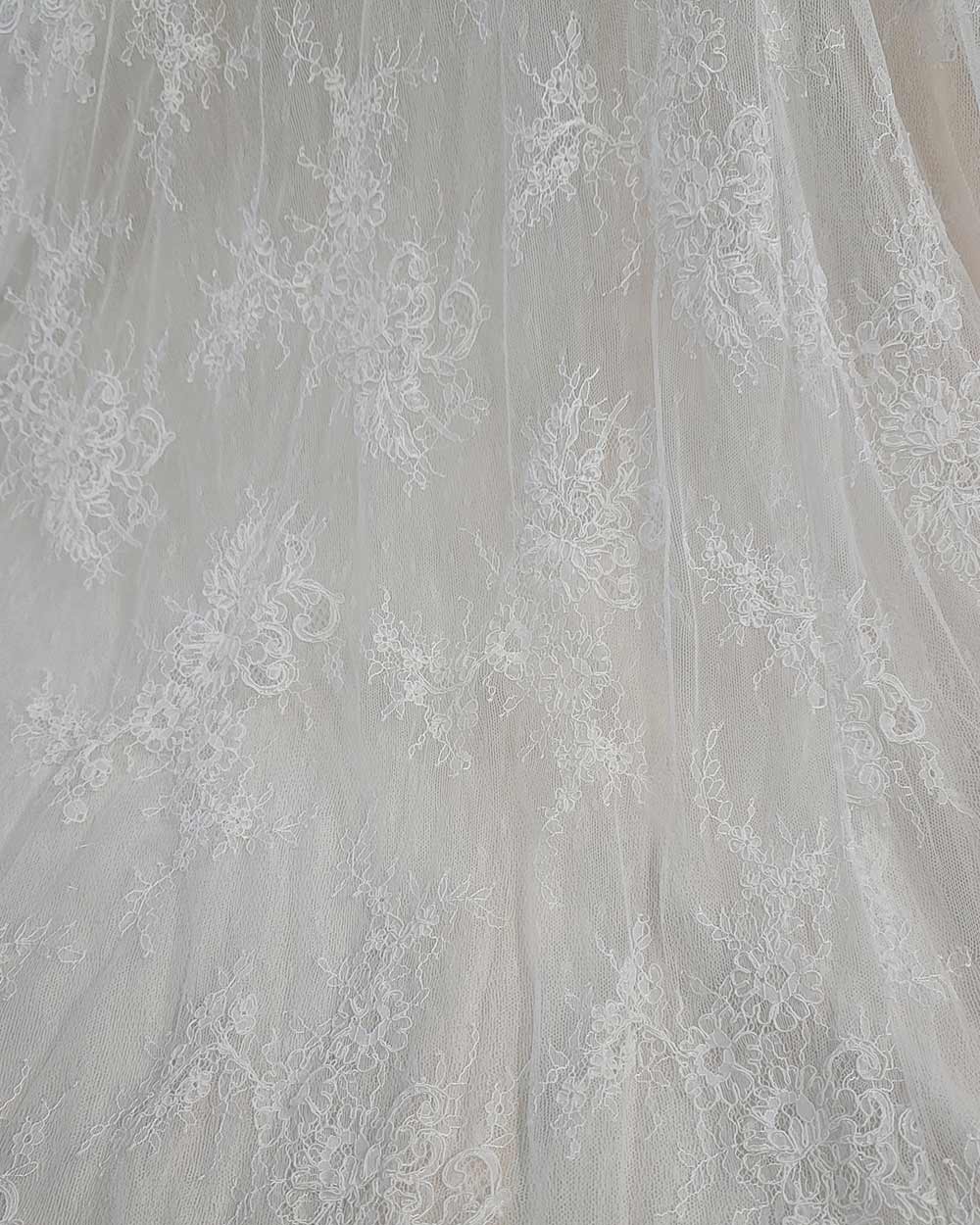 Jasmine Collection Champagne Strapless Wedding Dress Size 8