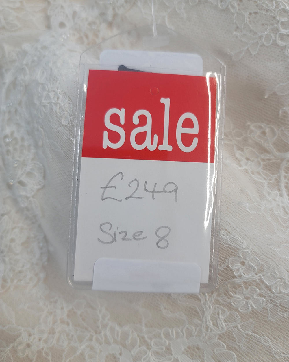 Jasmine Collection Champagne Strapless Wedding Dress Size 8