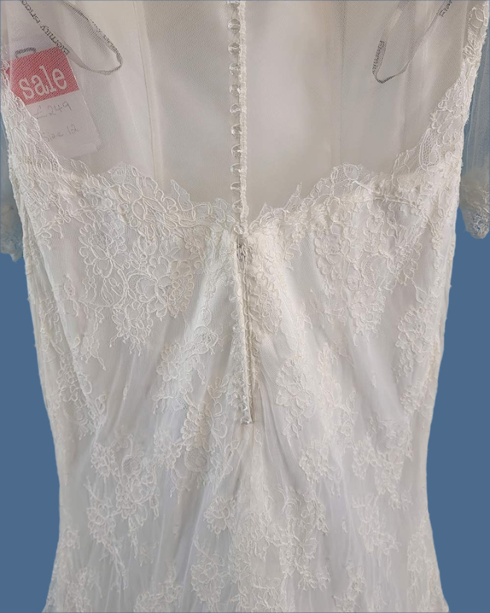 Eternity Bride Ivory Illusion Wedding Dress Size 12-14