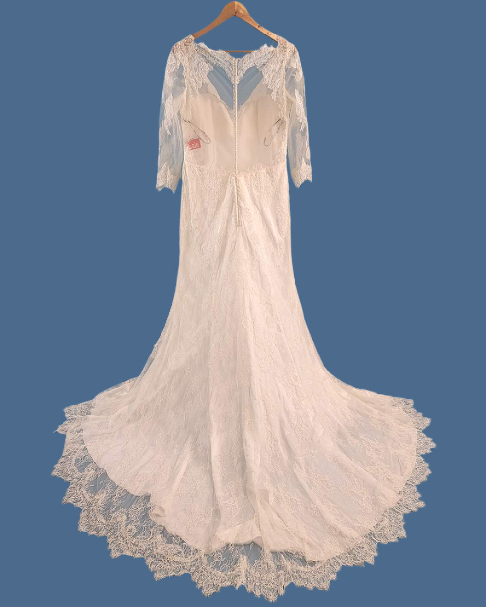 Eternity Bride Ivory Illusion Wedding Dress Size 12-14