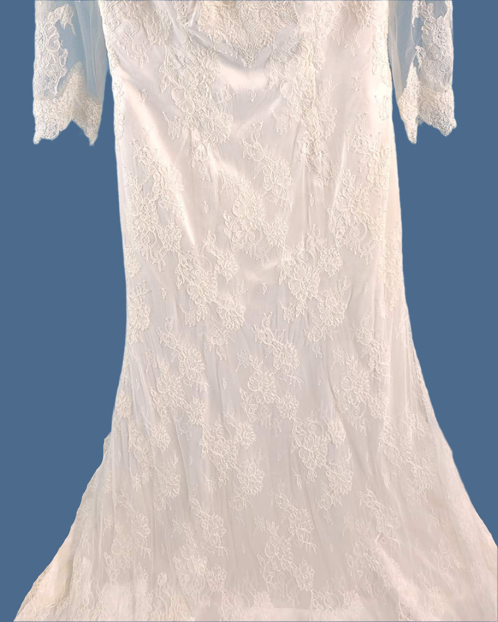 Eternity Bride Ivory Illusion Wedding Dress Size 12-14