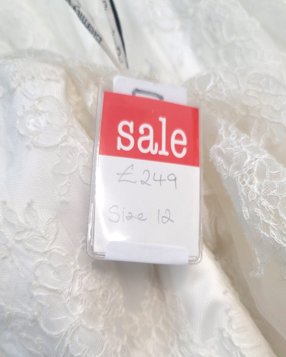Eternity Bride Ivory Illusion Wedding Dress Size 12-14