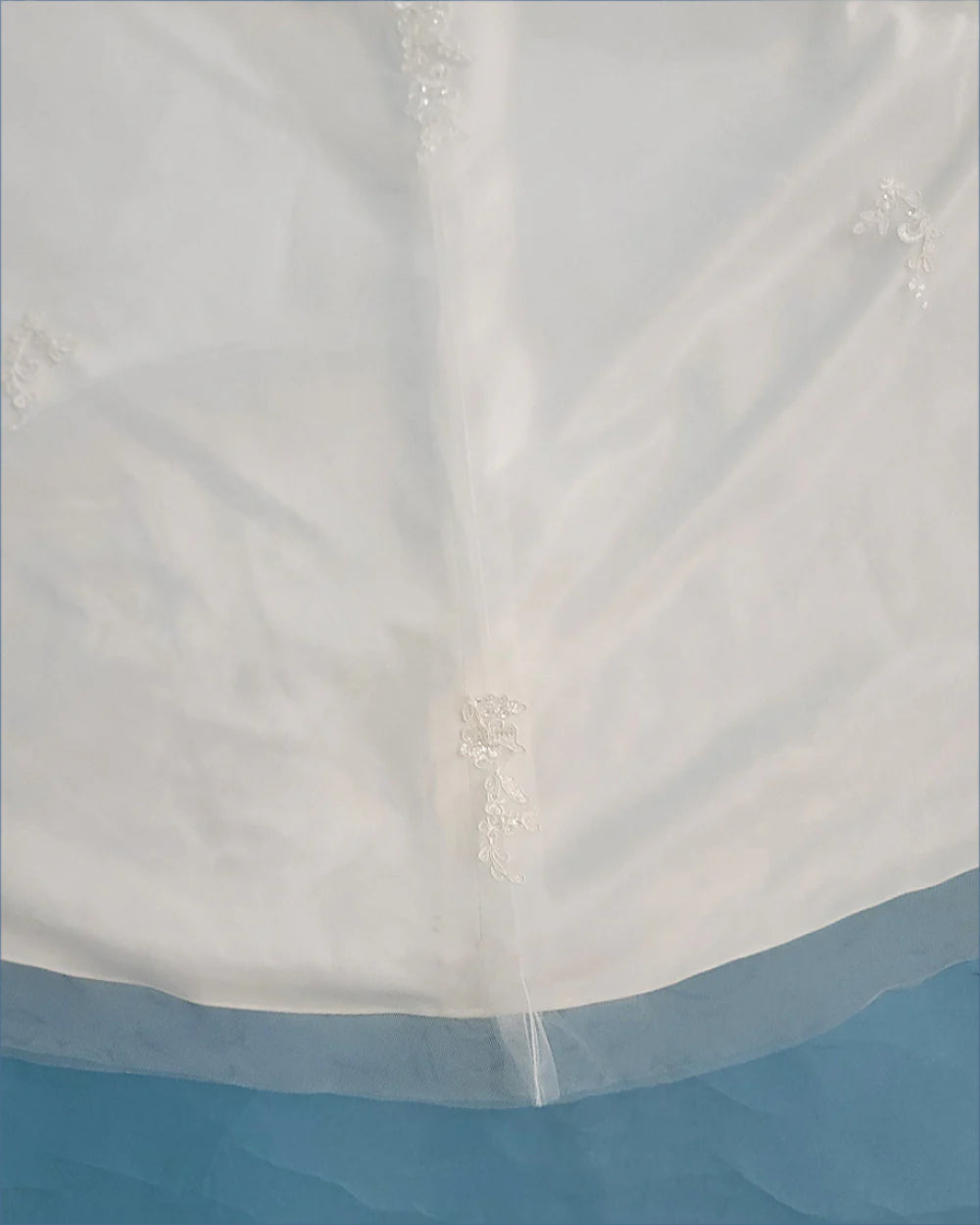 Hilary Morgan White A Line Wedding Dress Size 14-16