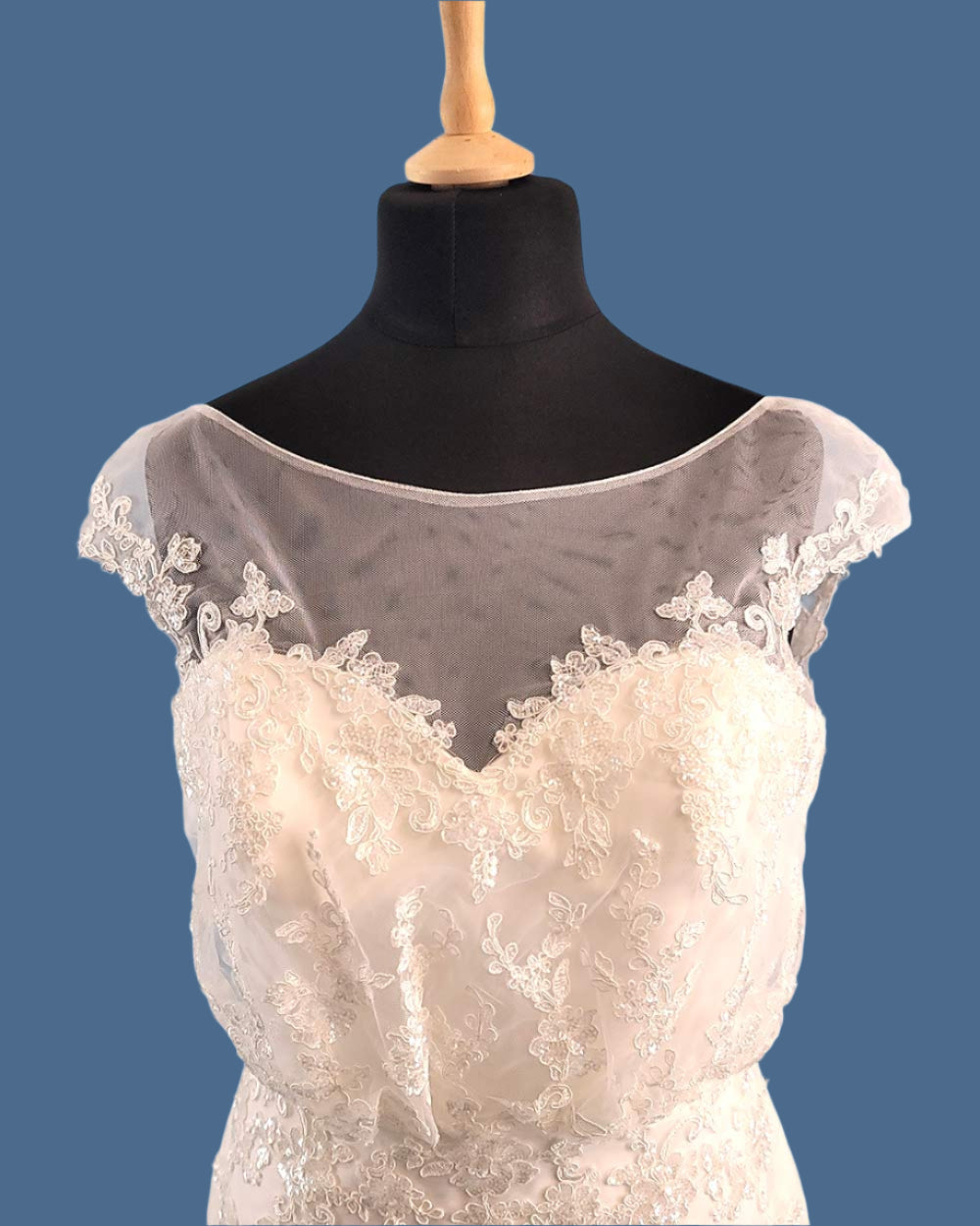 Hilary Morgan White A Line Wedding Dress Size 14-16