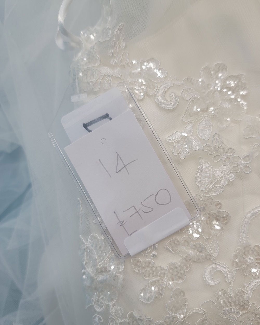 Hilary Morgan White A Line Wedding Dress Size 14-16