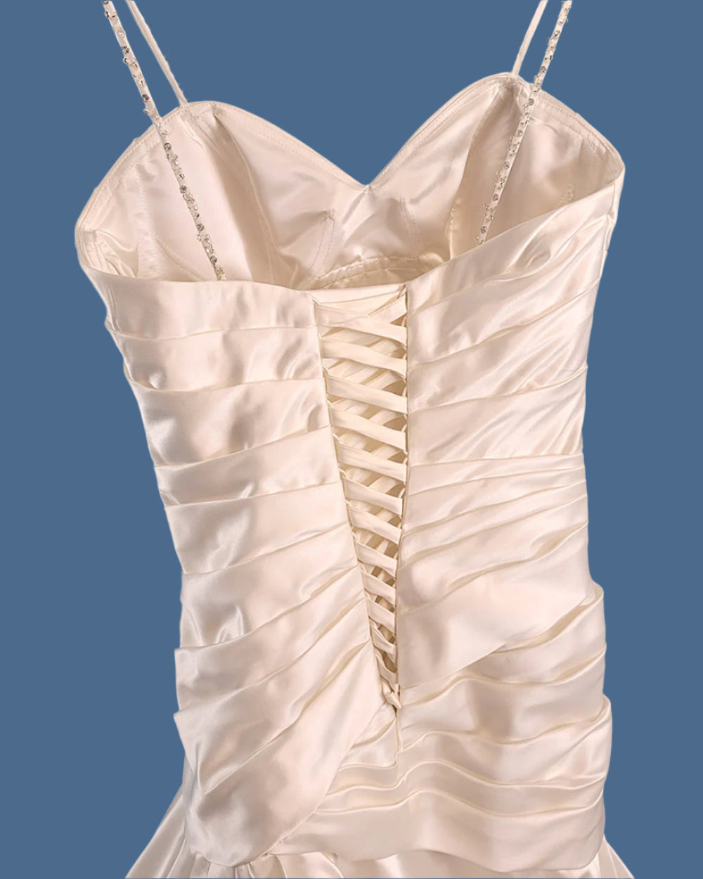 Ivory Fitted Bodice Wedding Dress Size 10