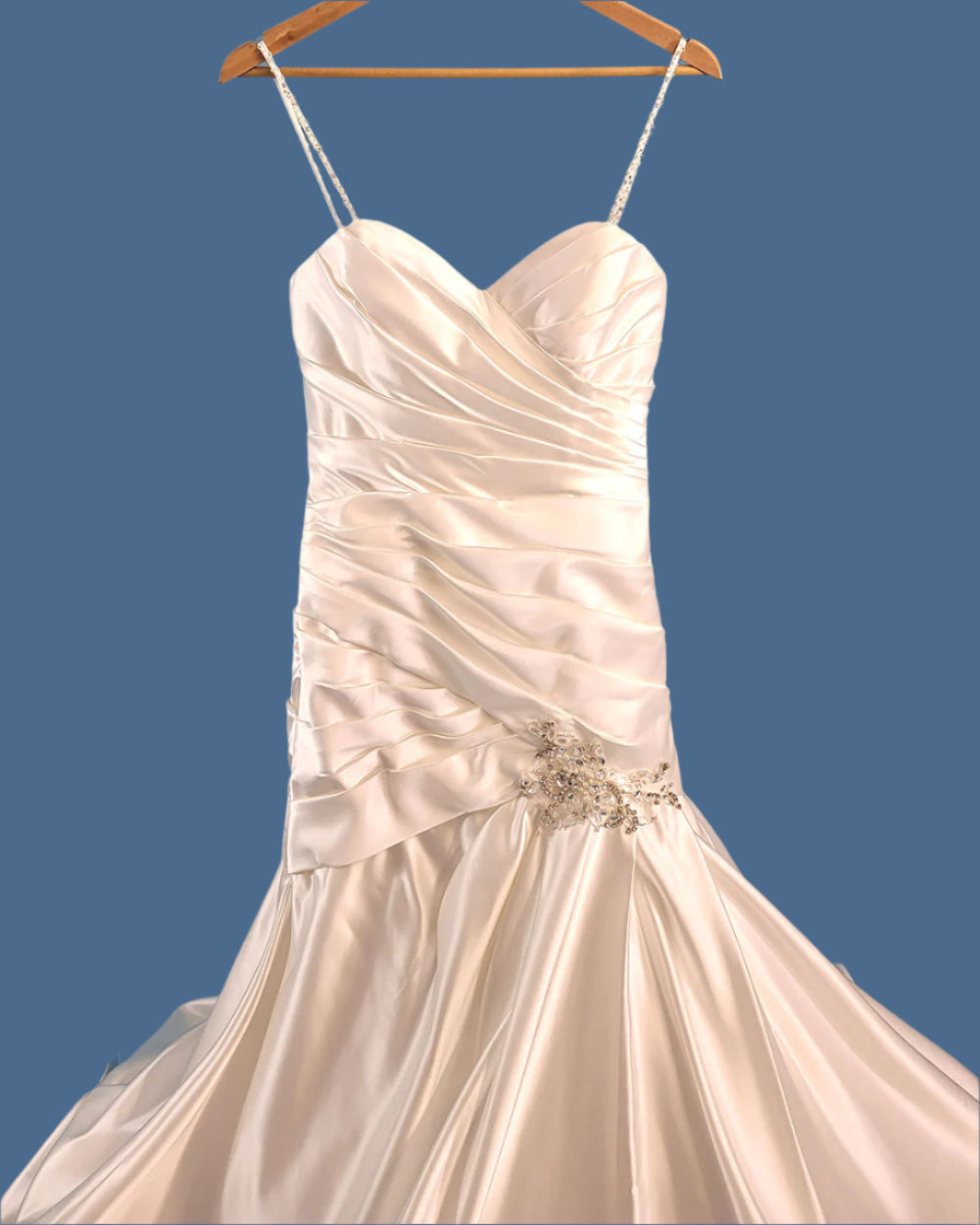 Ivory Fitted Bodice Wedding Dress Size 10