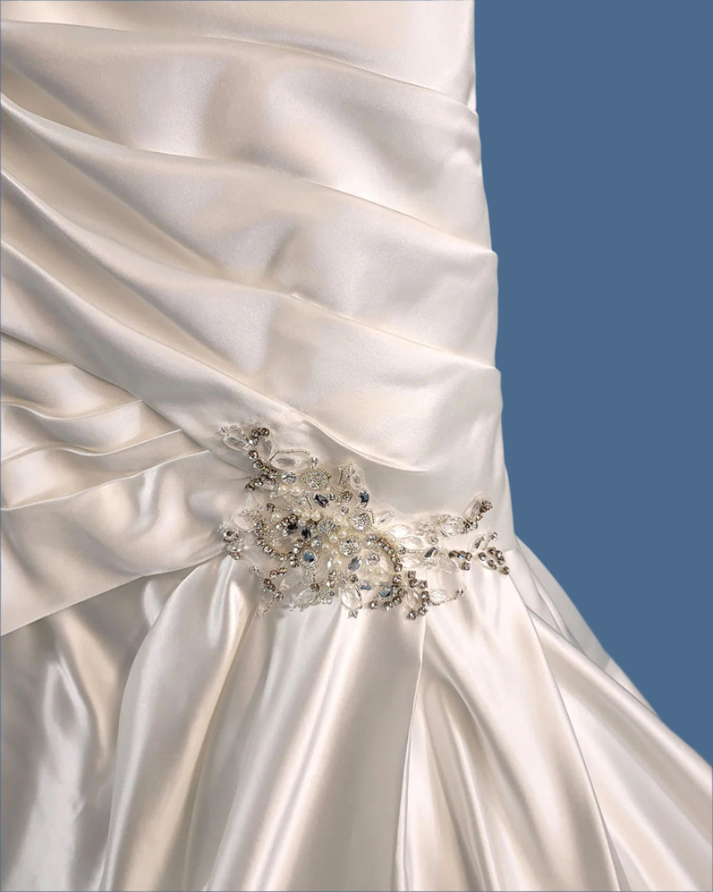 Ivory Fitted Bodice Wedding Dress Size 10