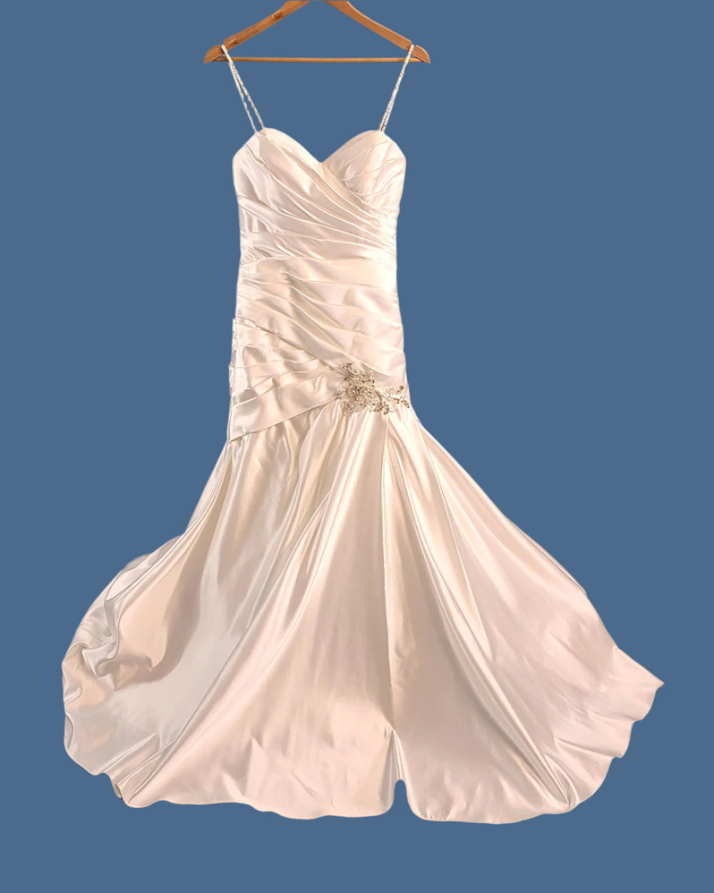 Ivory Fitted Bodice Wedding Dress Size 10