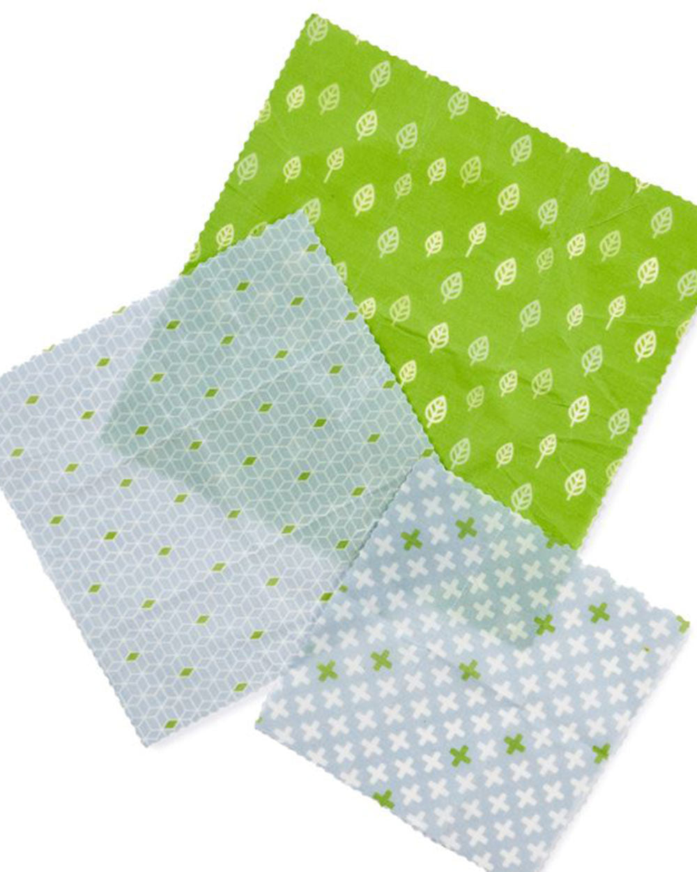 Handmade Reusable Food Wraps Vegan Set of 3