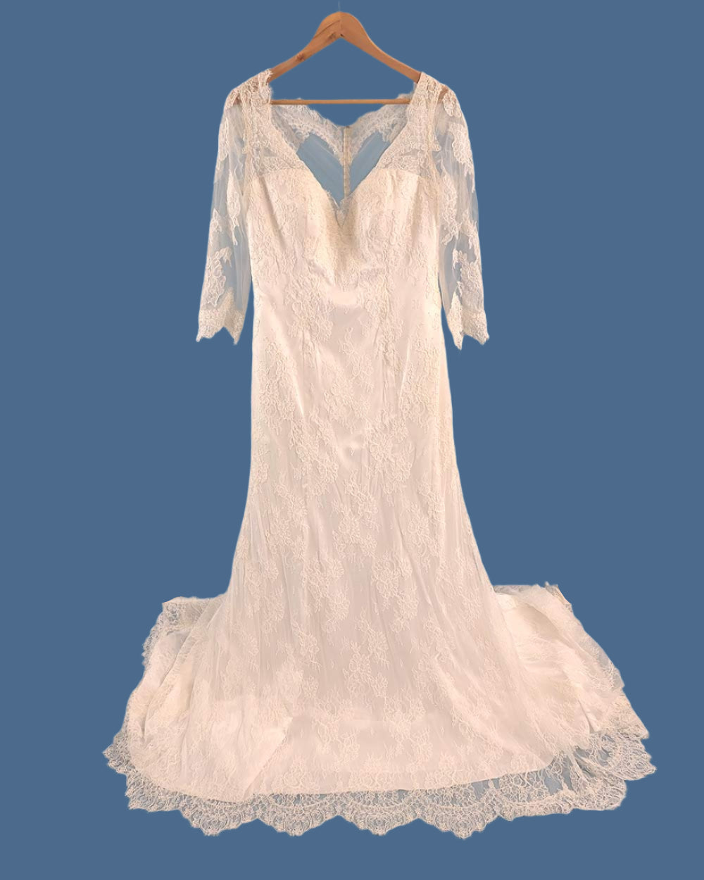 Eternity Bride Ivory Illusion Wedding Dress Size 12-14