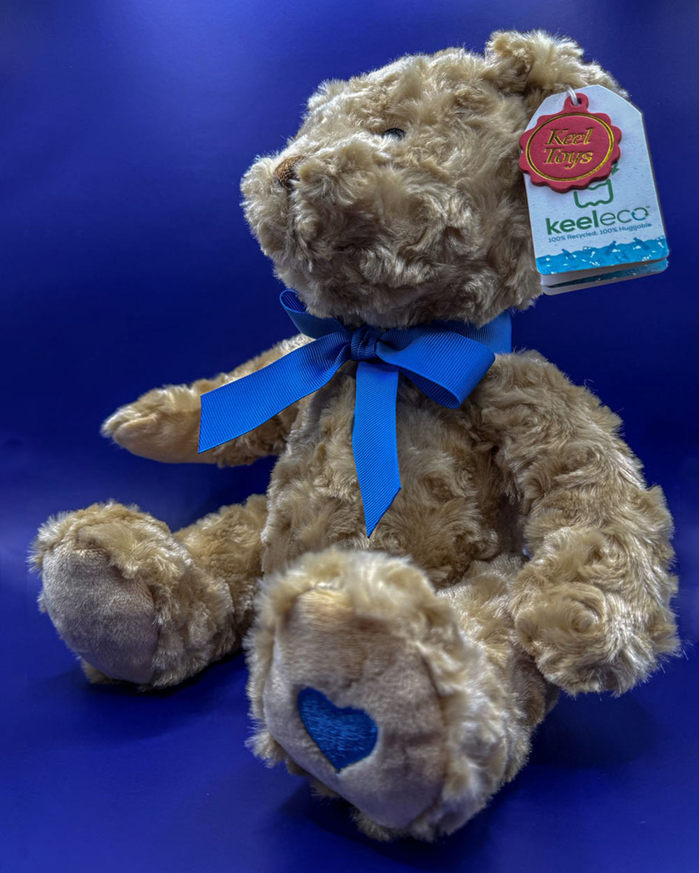 Keeleco Teddy Bear With Ribbon 25cm