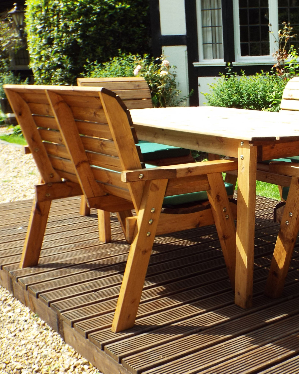 Charles Taylor Six Seat Table Set Green Accessories HB14G