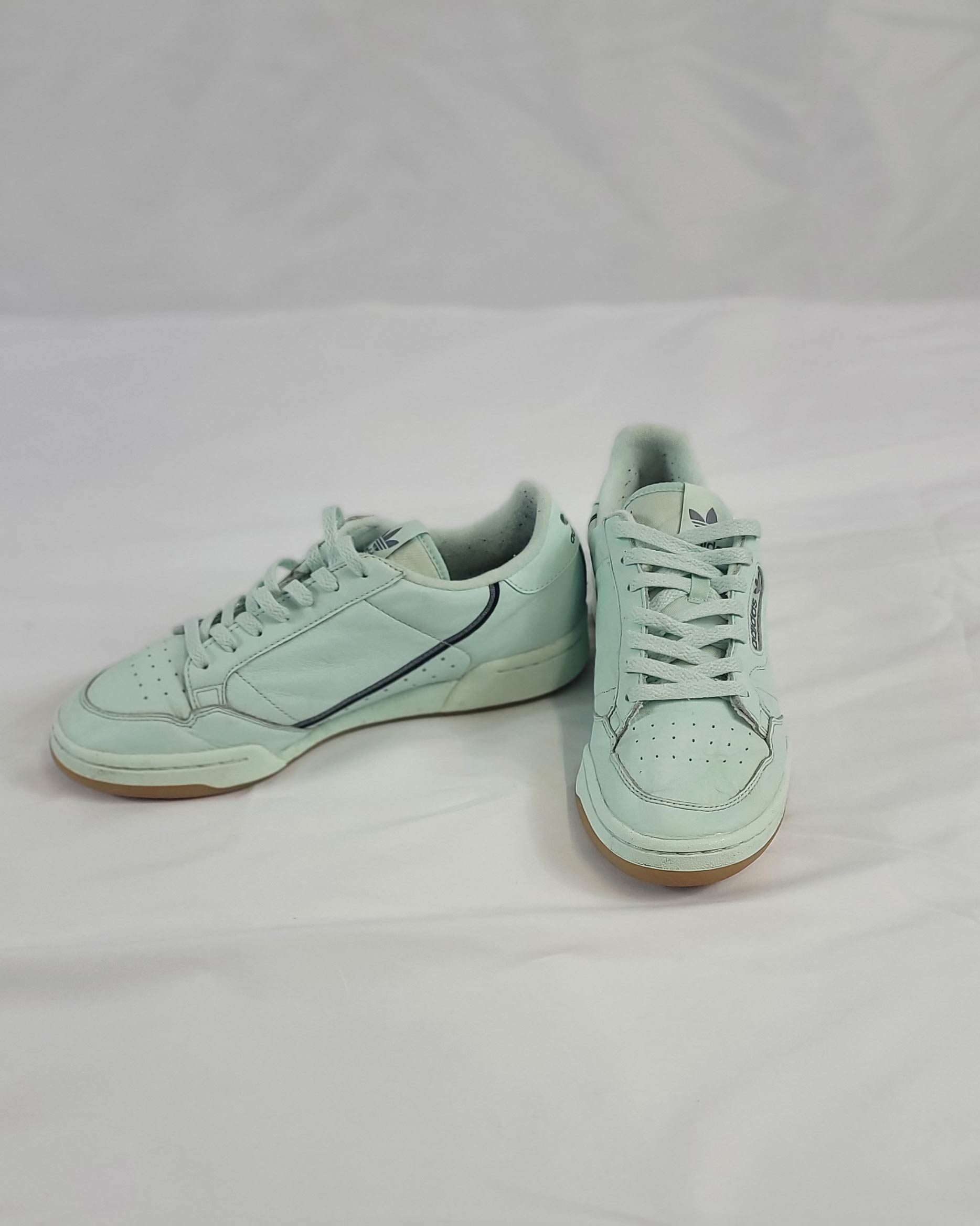 Adidas Continental Trainers Mint Green Size 9.5