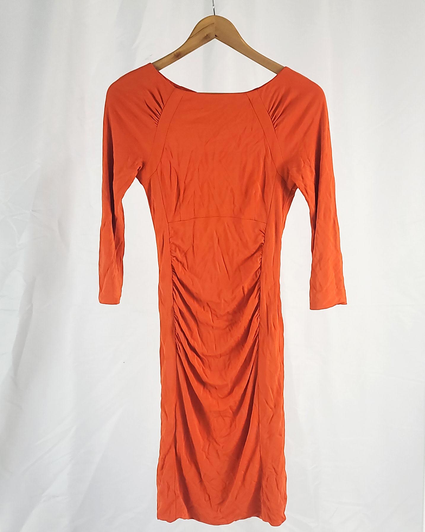 Karen millen orange dress best sale