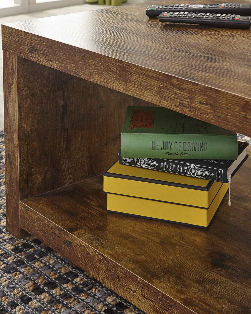 Jakarta coffee table in a lifestyle setting in a living room close up