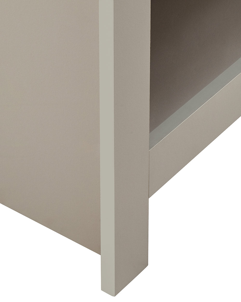 Lancaster simple shoe bench on a white background photo of the leg