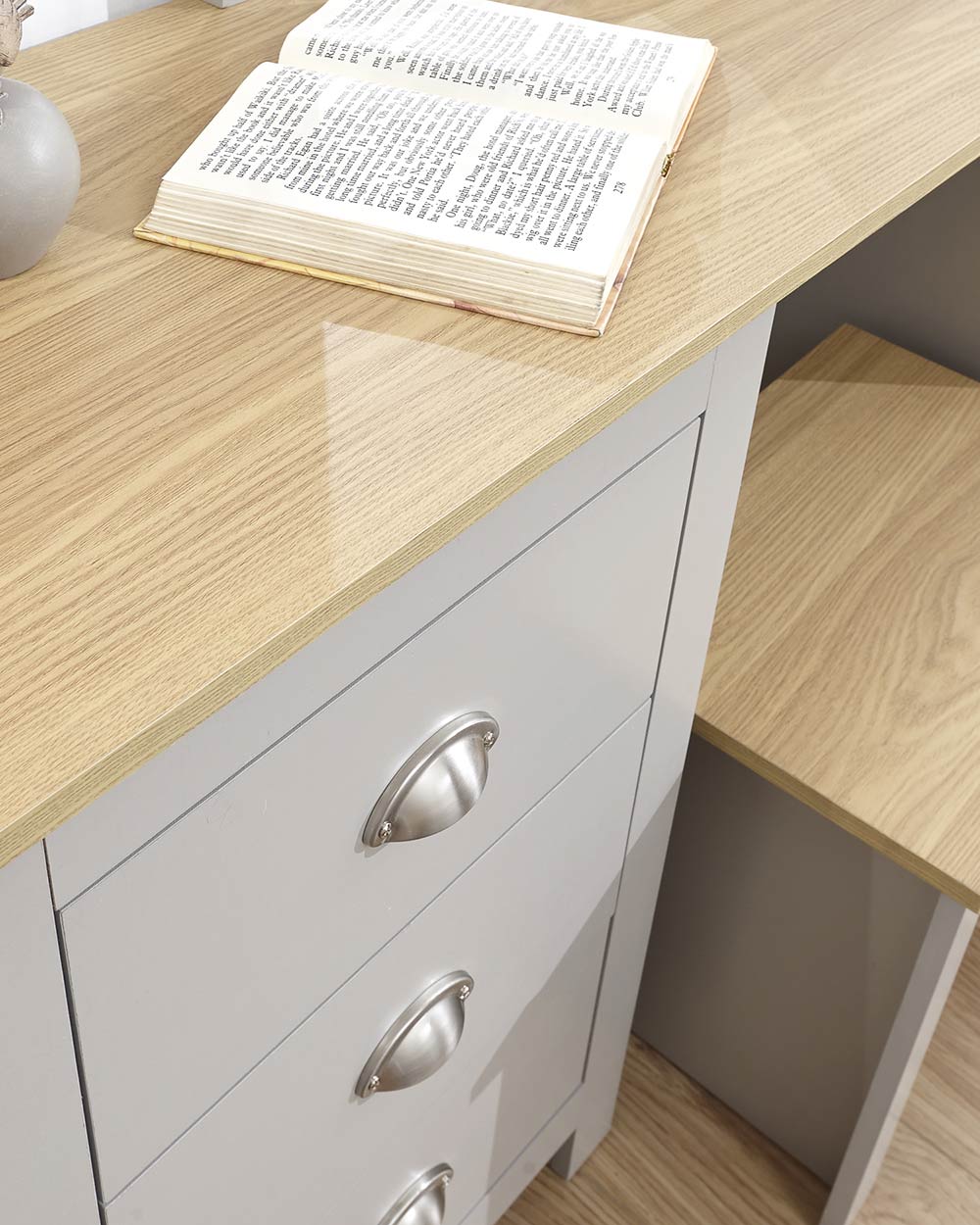 Lancaster Dressing Table Set Grey