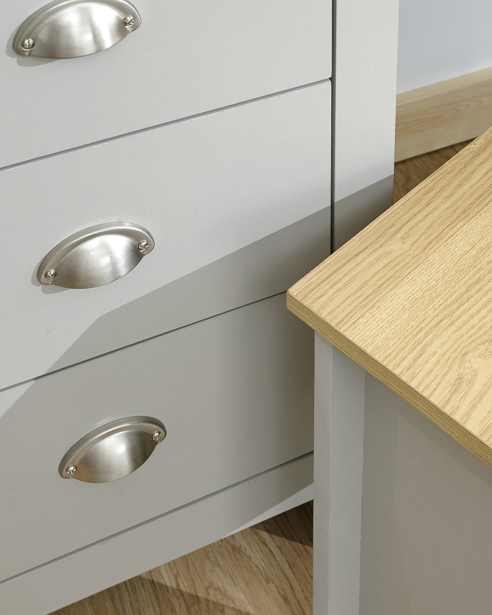 Lancaster Dressing Table Set Grey