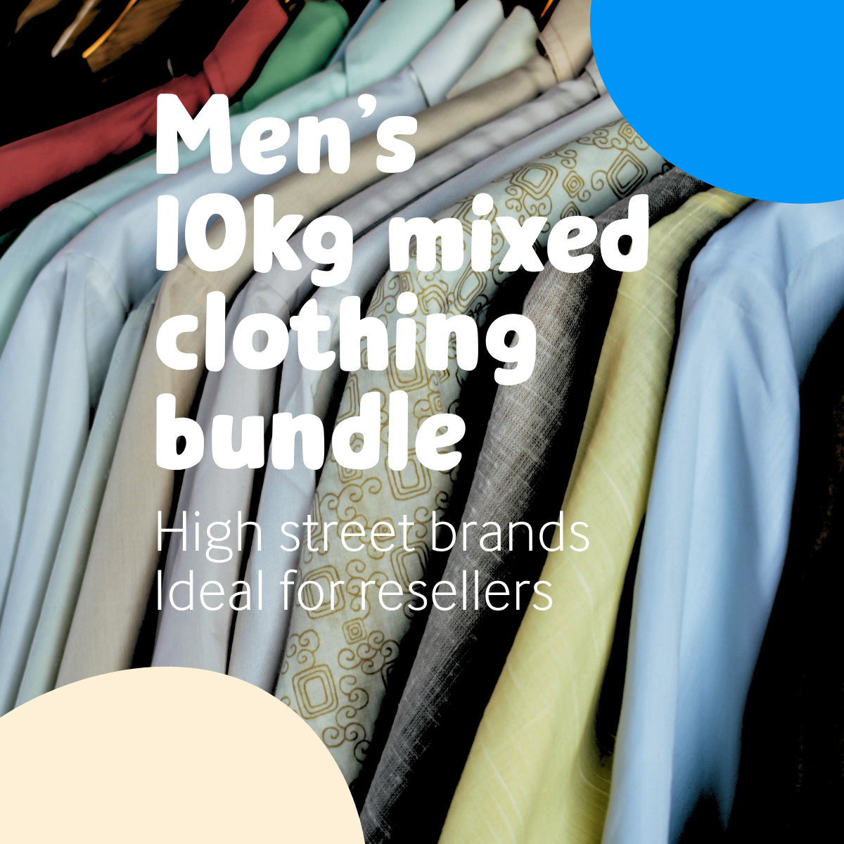 10kg Men's Assorted Clothing Bundle