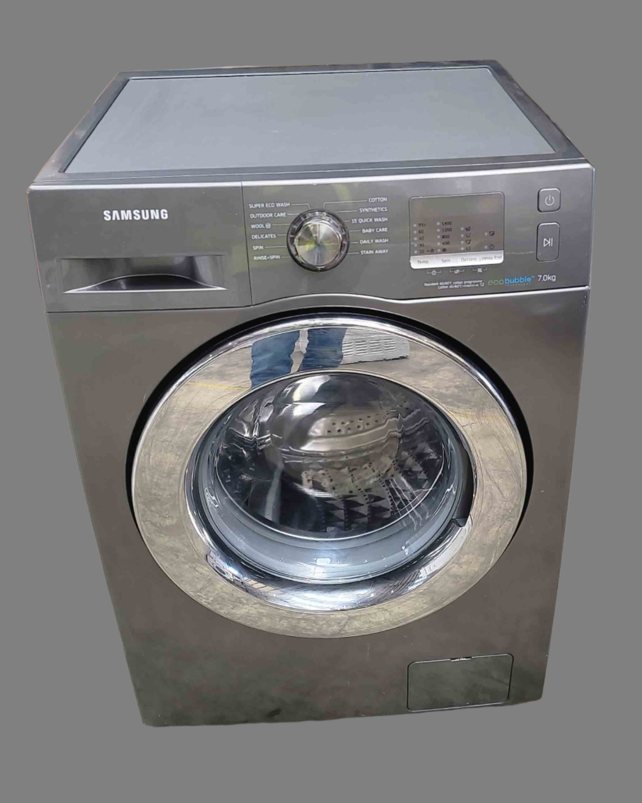 SAMSUNG 7kg Washing Machine Grey WF70F5EDW4X