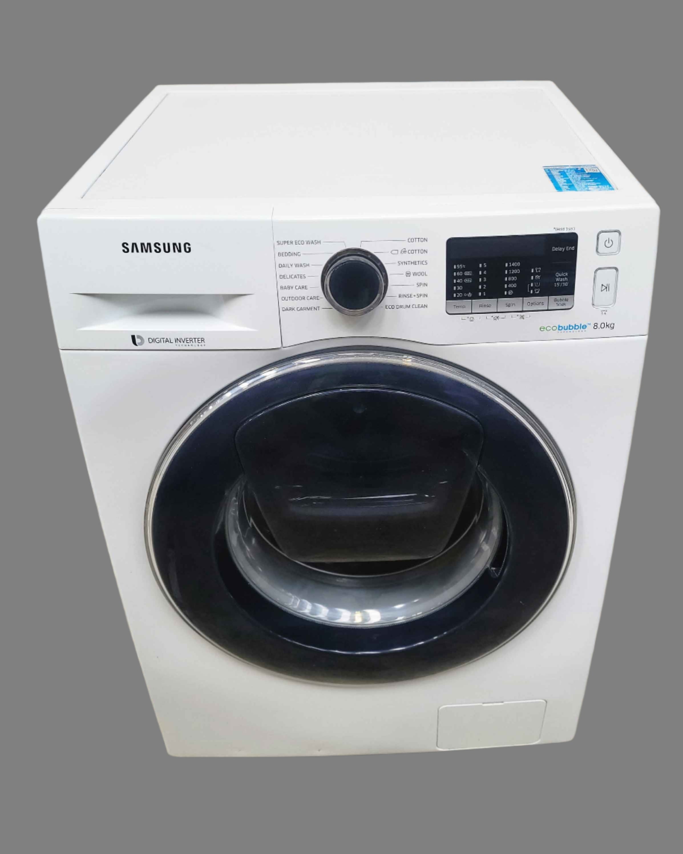 SAMSUNG 8kg White Washing Machine