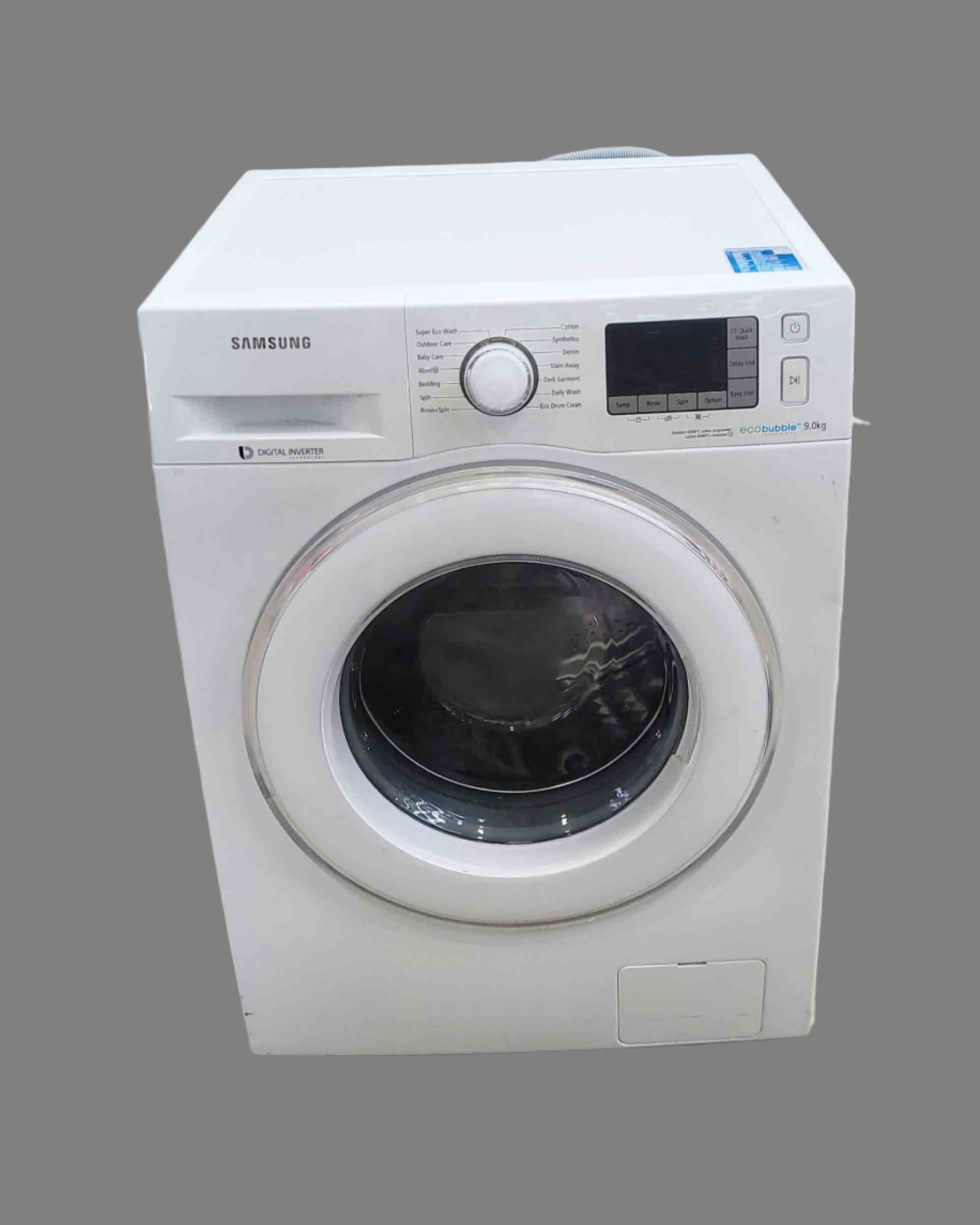 SAMSUNG 9kg White Washing Machine Wf90f5e5u4