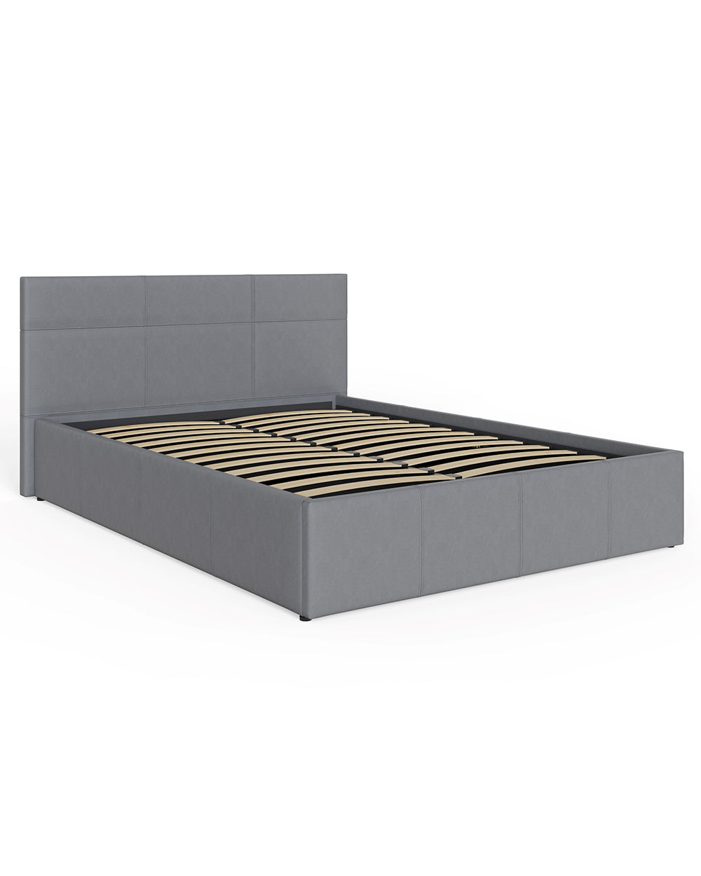 white cut out image of the bed side view