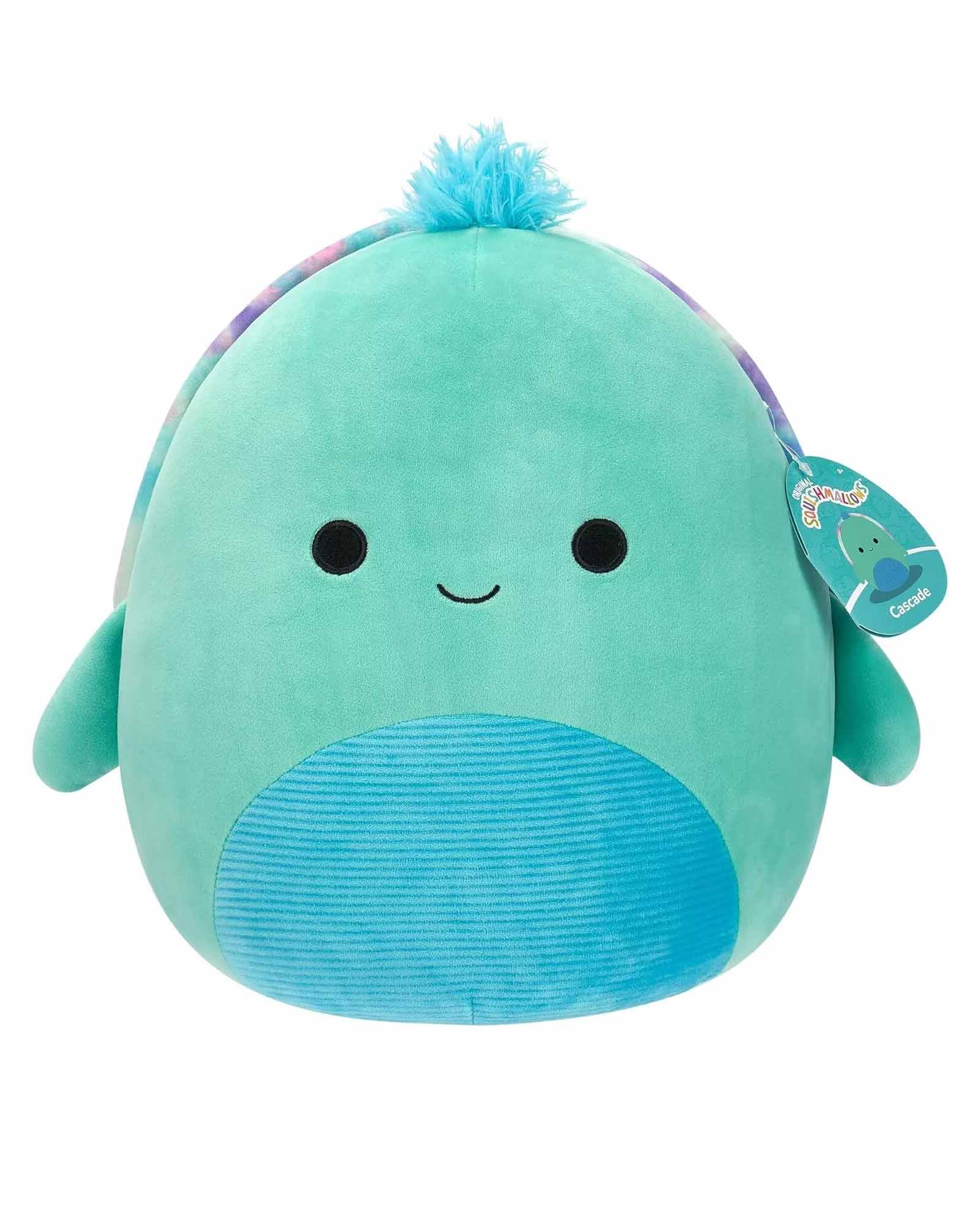 Squishmallows 16' Cascade Teal Turtle Tie-Dye Shell Plush